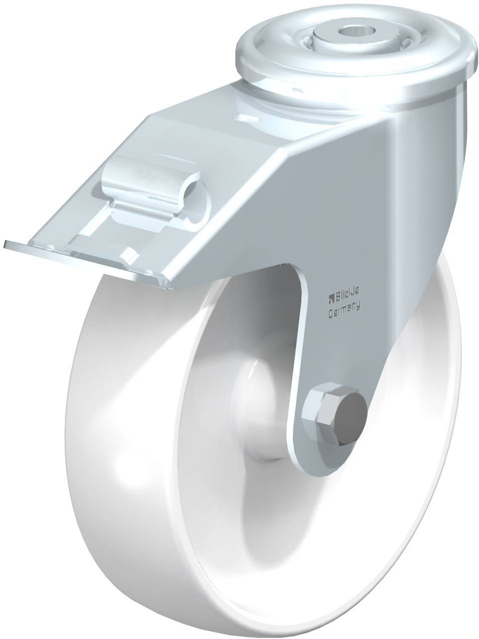 Blickle 647156 LER-PO 175R-FI Forgóvillás görgő, rögzítővel KerékØ: 175 mm Teherbírás (max.): 300 kg 1 db