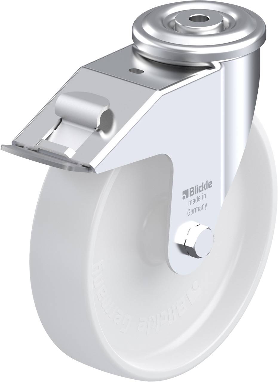 Blickle 580225 LER-PO 200G-FI Forgóvillás görgő, rögzítővel KerékØ: 200 mm Teherbírás (max.): 300 kg 1 db