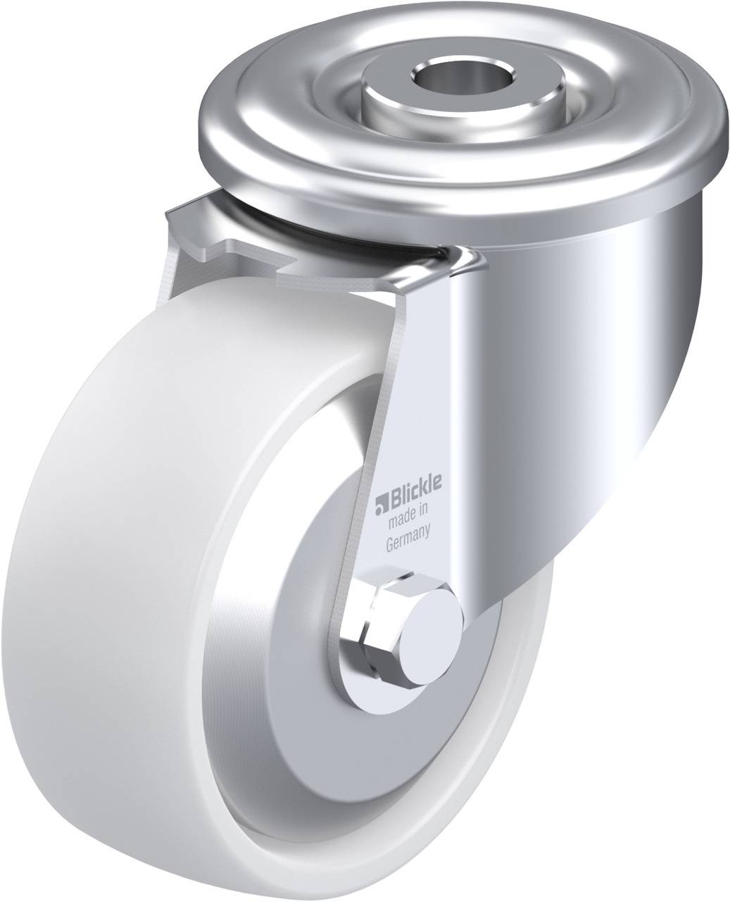 Blickle 676684 LER-PO 80G-FA Beálló görgő KerékØ: 80 mm Teherbírás (max.): 150 kg 1 db