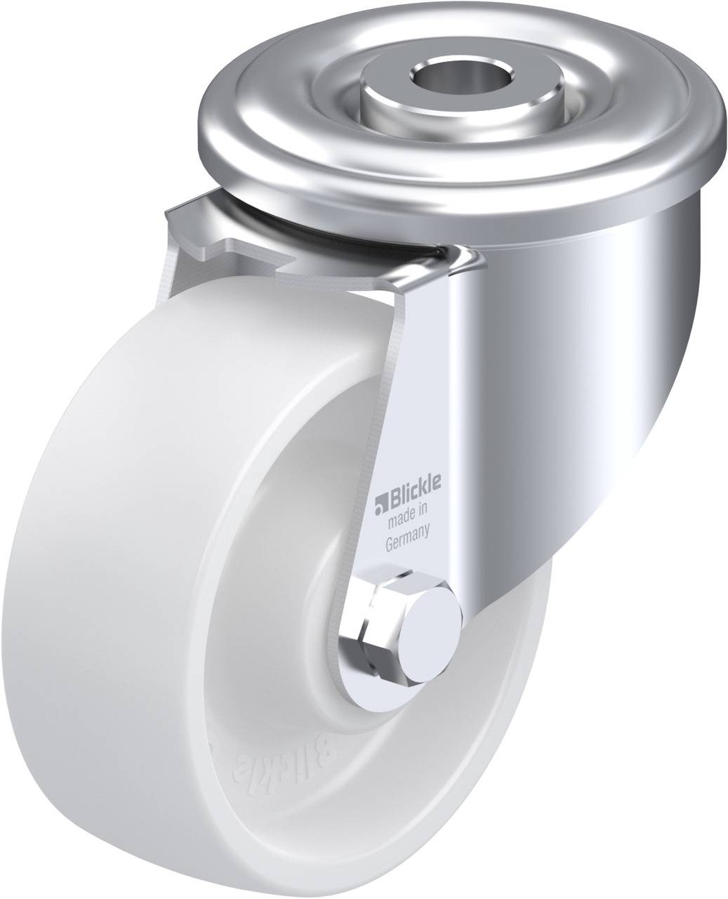 Blickle 612648 LER-PO 80R Beálló görgő KerékØ: 80 mm Teherbírás (max.): 150 kg 1 db