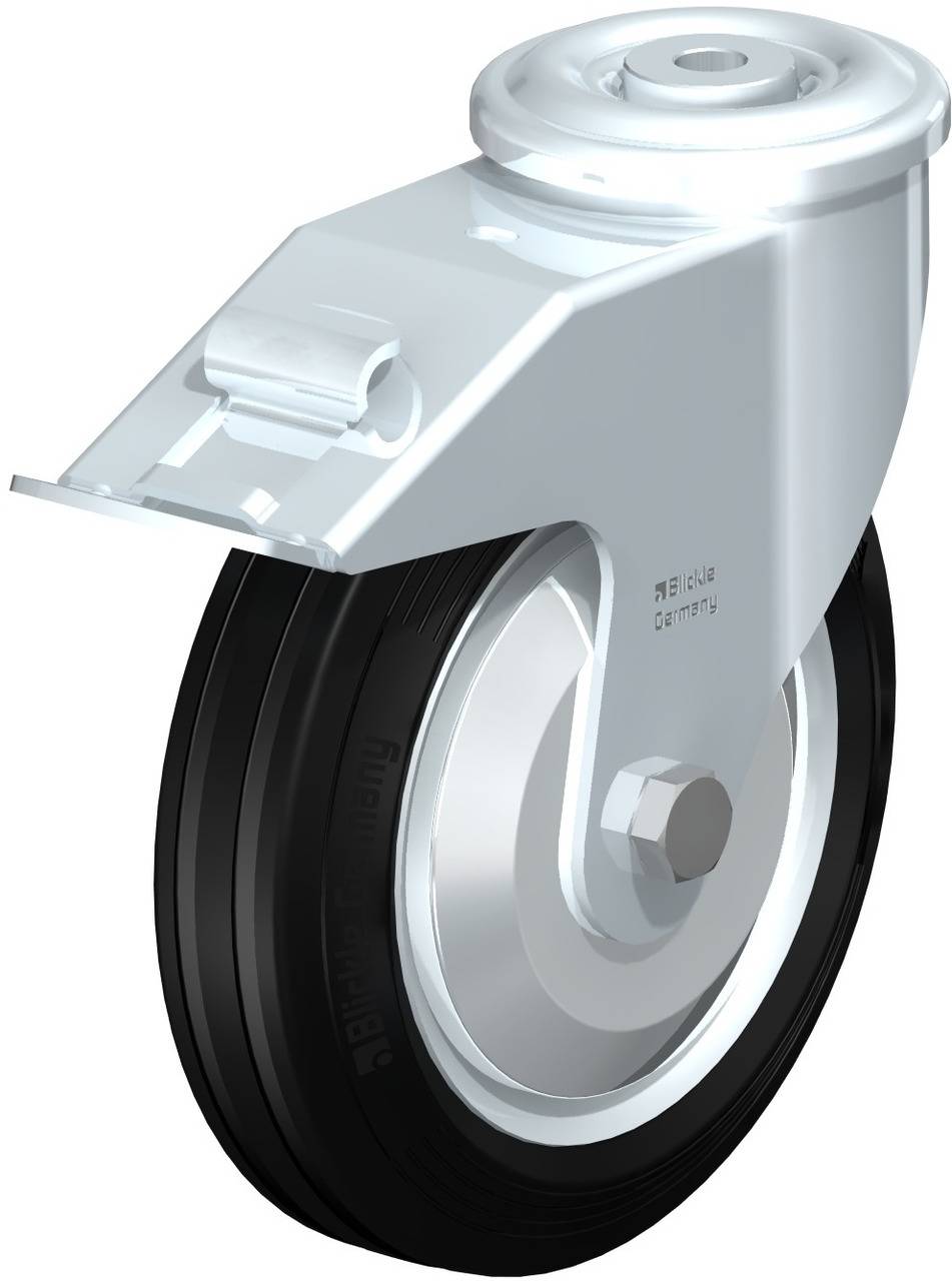 Blickle 749806 LER-VE 180R-FI-FA Forgóvillás görgő, rögzítővel KerékØ: 180 mm Teherbírás (max.): 170 kg 1 db