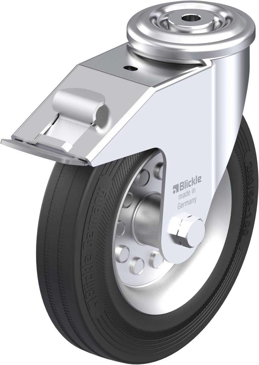 Blickle 448357 LER-VE 200R-FI Forgóvillás görgő, rögzítővel KerékØ: 200 mm Teherbírás (max.): 205 kg 1 db