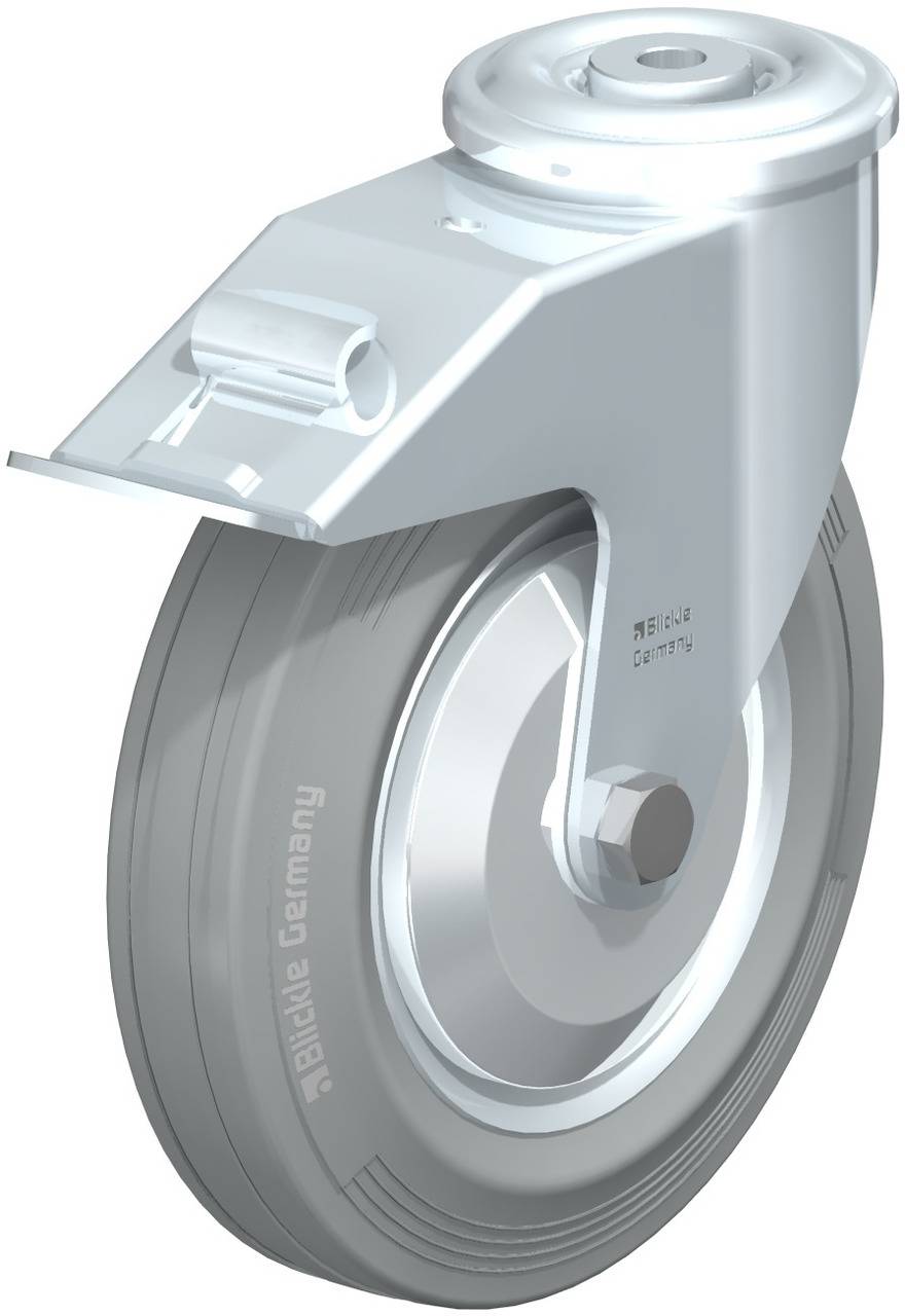 Blickle 744234 LER-VE 200R-FI-SG-FA Forgóvillás görgő, rögzítővel KerékØ: 200 mm Teherbírás (max.): 205 kg 1 db