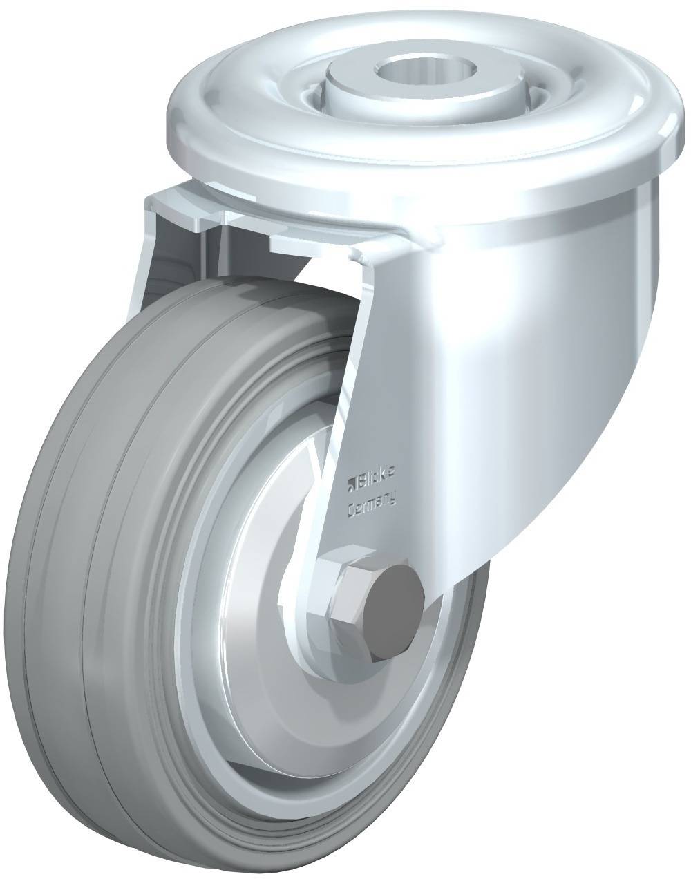 Blickle 634055 LER-VE 80R-SG-FA Beálló görgő KerékØ: 80 mm Teherbírás (max.): 50 kg 1 db