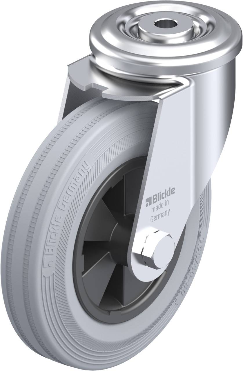 Blickle 712414 LER-VPP 160G-SG Beálló görgő KerékØ: 160 mm Teherbírás (max.): 135 kg 1 db