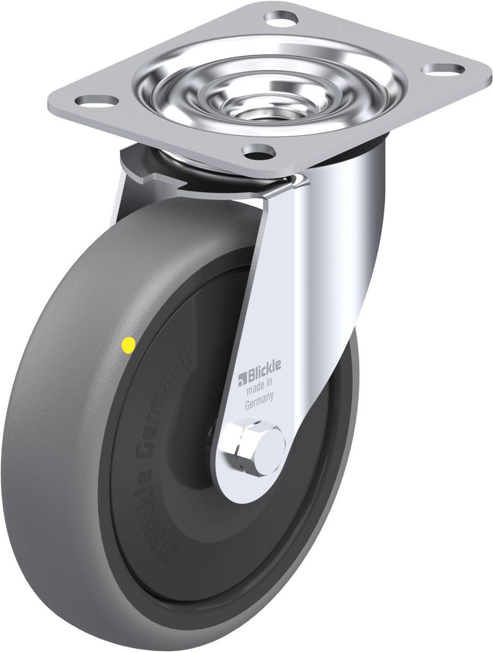 Blickle 761265 LE-TPA 127KF-ELS Beálló görgő KerékØ: 125 mm Teherbírás (max.): 80 kg 1 db