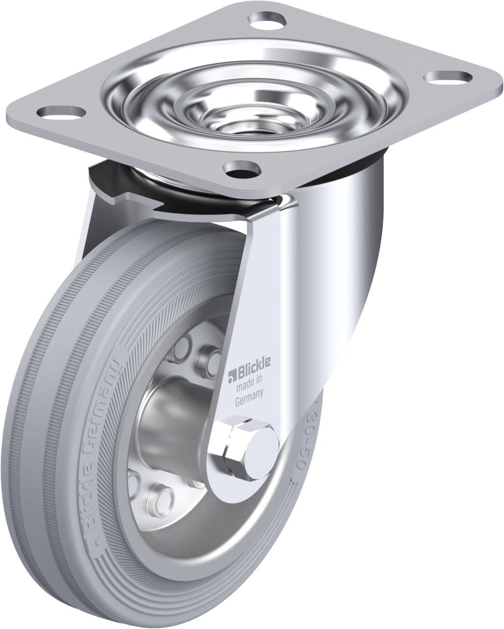 Blickle 331538 LE-VE 100R-SG Beálló görgő KerékØ: 100 mm Teherbírás (max.): 70 kg 1 db