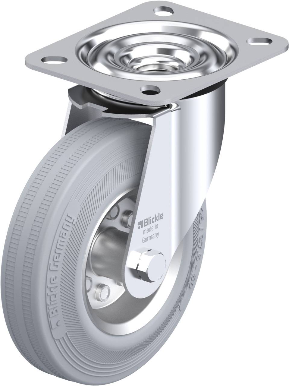 Blickle 331595 LE-VE 125R-SG Beálló görgő KerékØ: 125 mm Teherbírás (max.): 100 kg 1 db