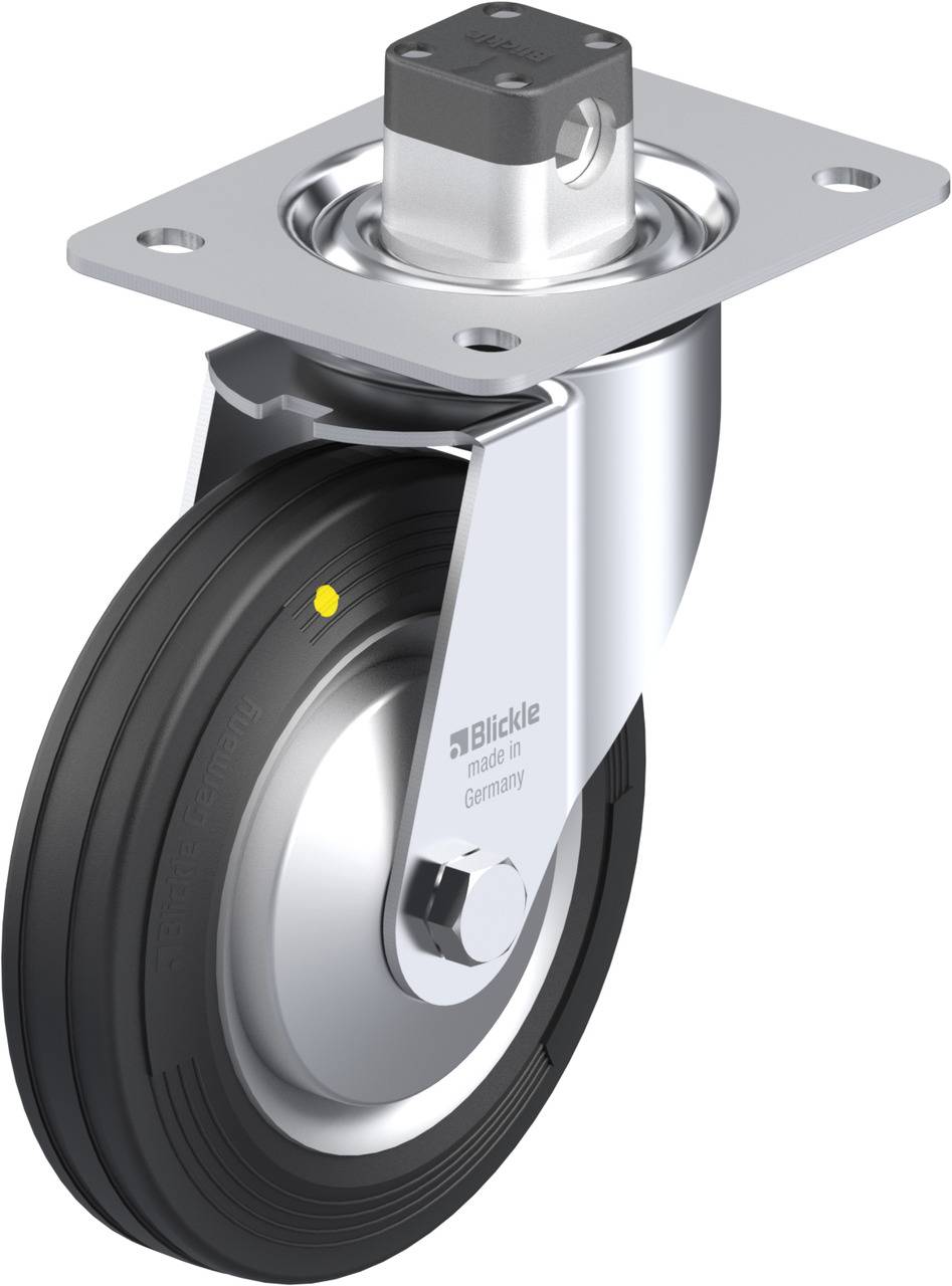 Blickle 849810 LE-VE 160R-CS11-EL-FA Forgóvillás görgő, rögzítővel KerékØ: 160 mm Teherbírás (max.): 135 kg 1 db