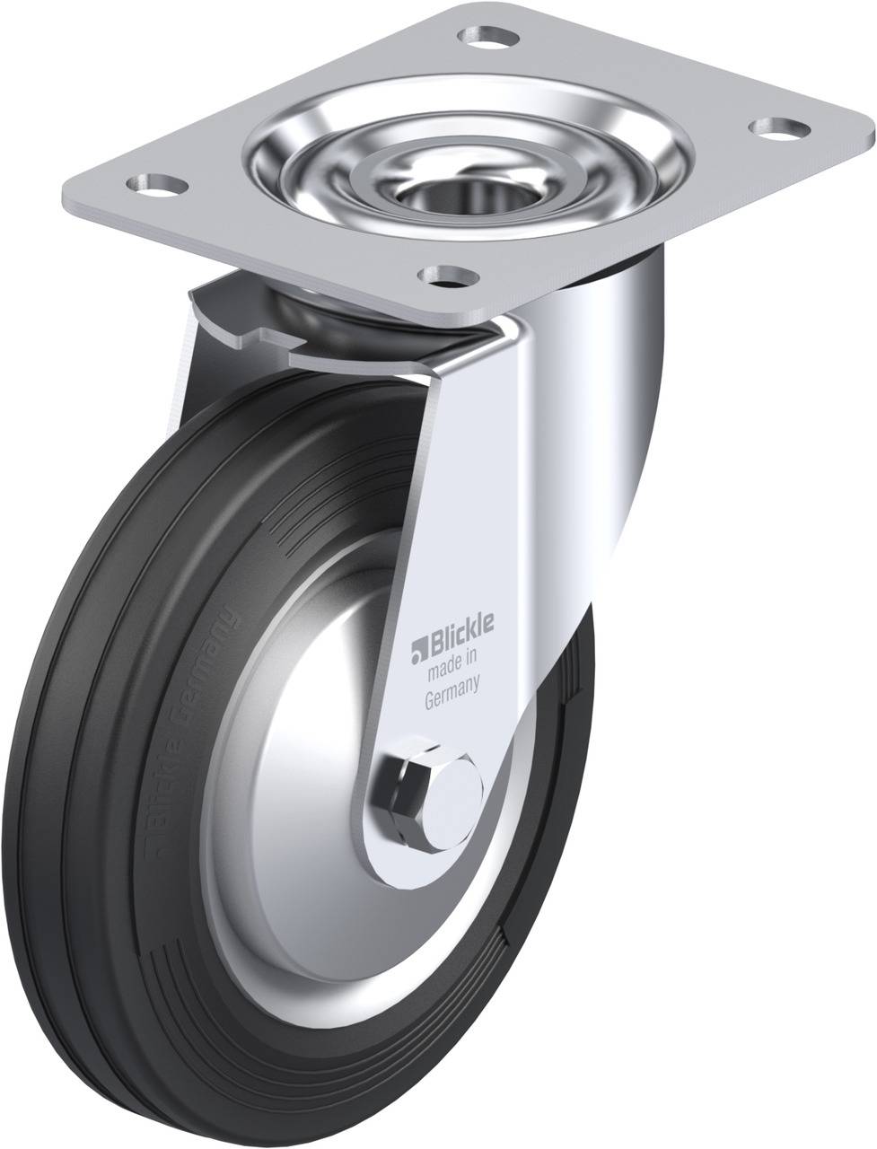 Blickle 301465 LE-VE 160R-FA Beálló görgő KerékØ: 160 mm Teherbírás (max.): 135 kg 1 db