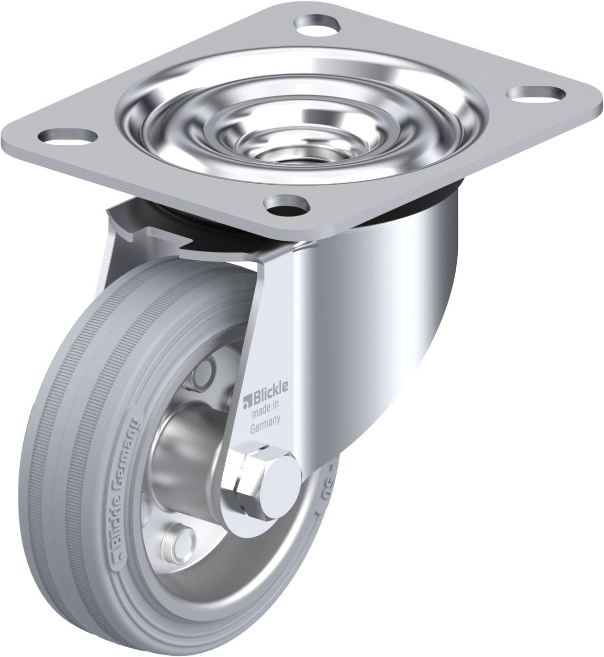 Blickle 616375 LE-VE 80R-SG Beálló görgő KerékØ: 80 mm Teherbírás (max.): 50 kg 1 db