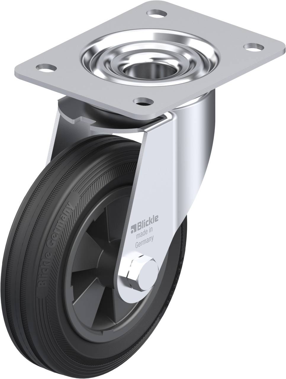 Blickle 577858 LE-VPP 150G Beálló görgő KerékØ: 150 mm Teherbírás (max.): 135 kg 1 db