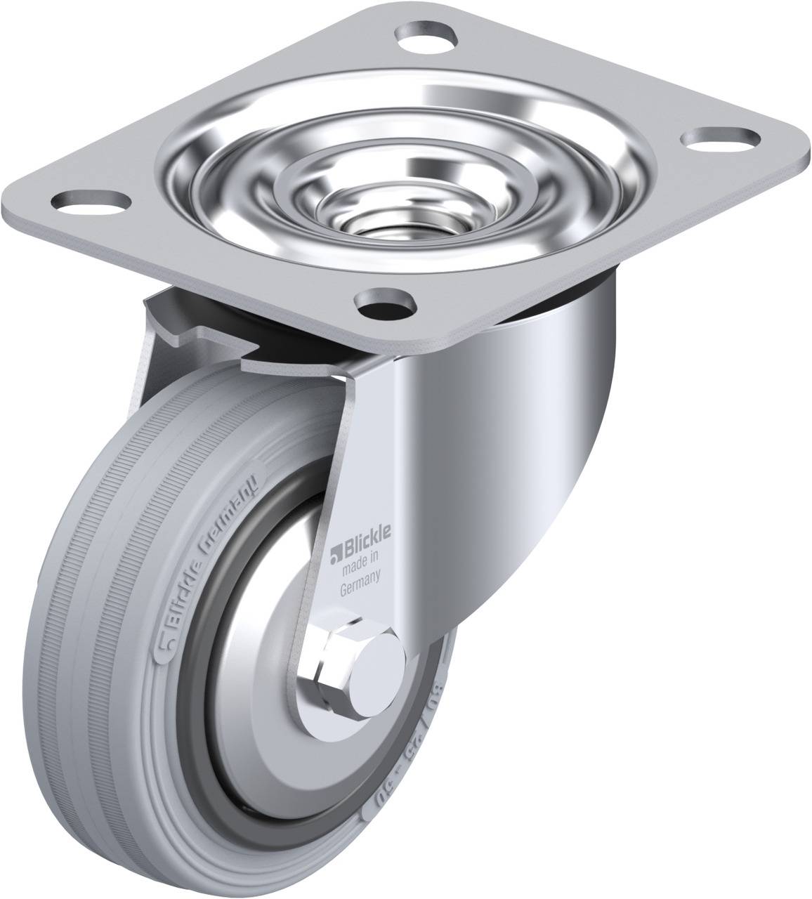 Blickle 749748 LE-VPP 80R-SG-FA Beálló görgő KerékØ: 80 mm Teherbírás (max.): 50 kg 1 db