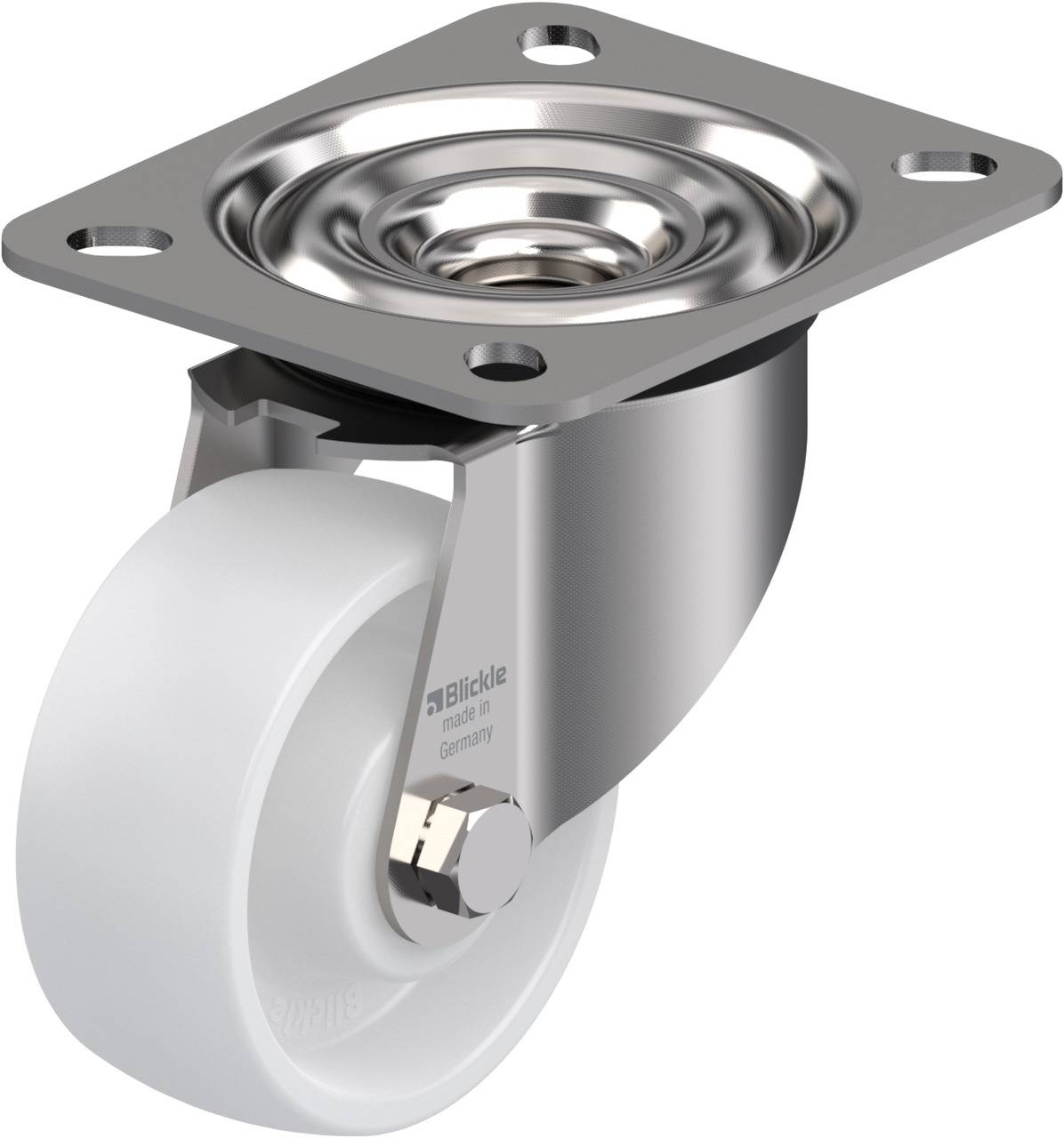 Blickle 511246 LEX-PO 75XR Beálló görgő KerékØ: 75 mm Teherbírás (max.): 150 kg 1 db