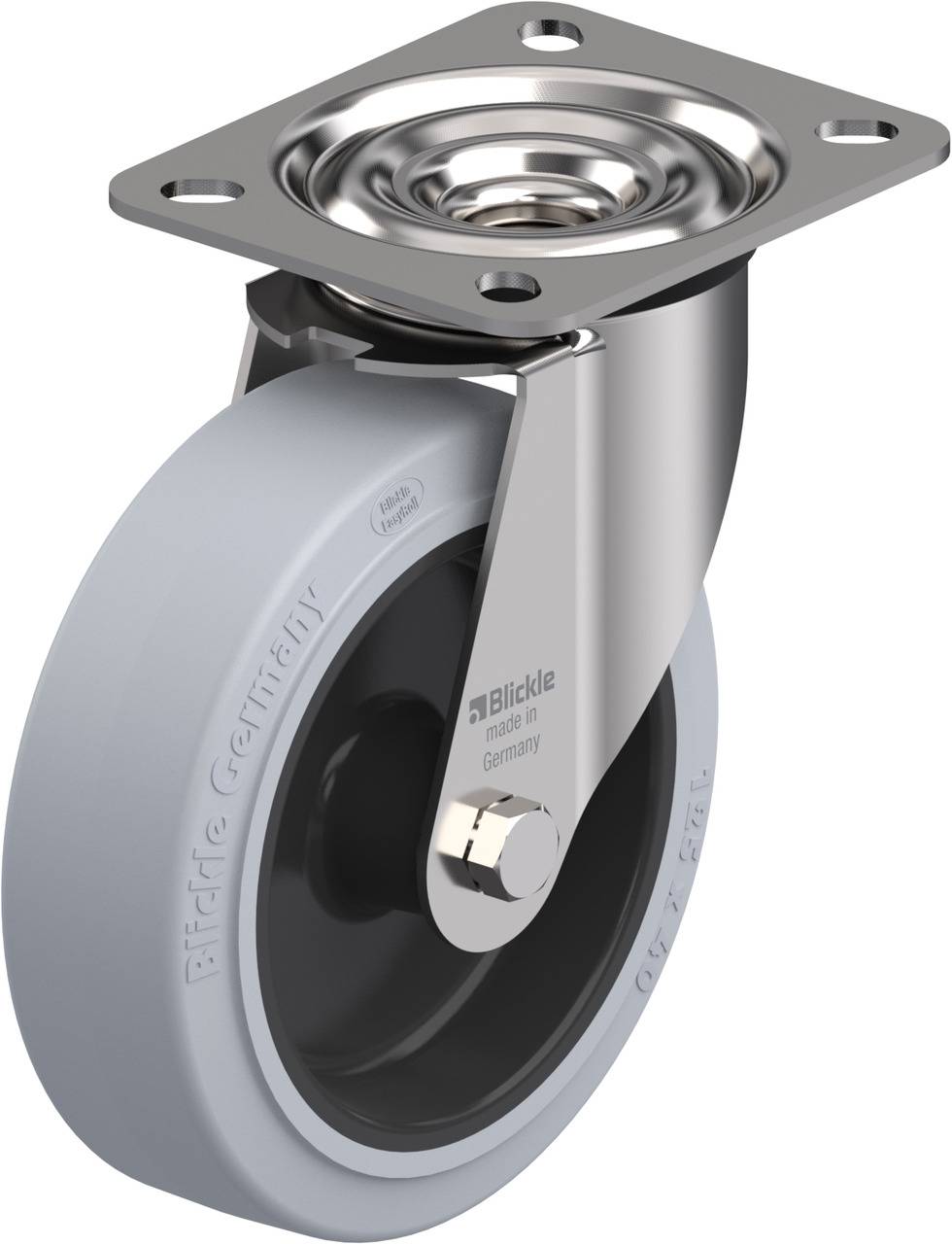 Blickle 761522 LEX-POEV 125G-SG Beálló görgő KerékØ: 125 mm Teherbírás (max.): 150 kg 1 db