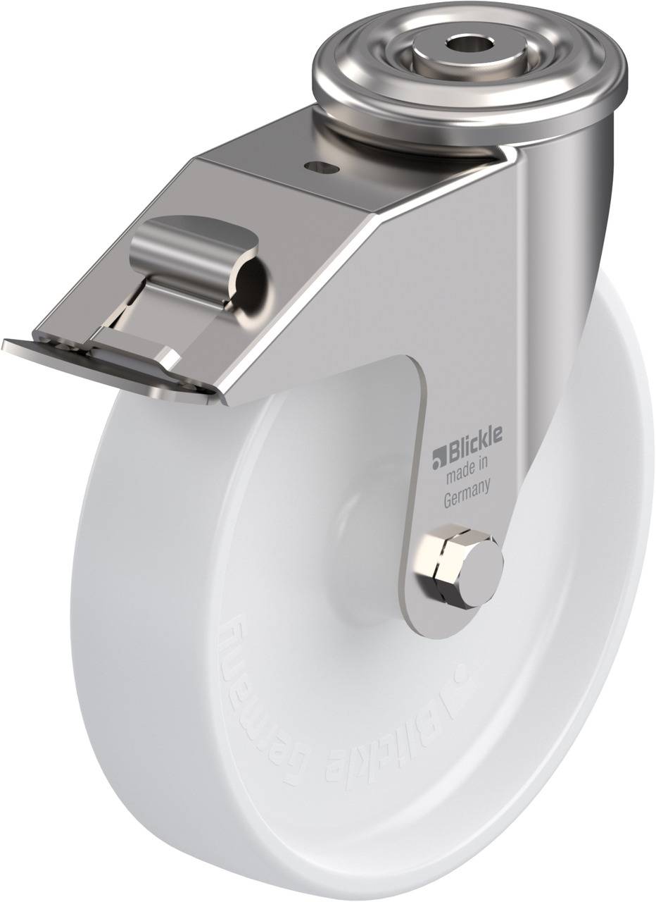 Blickle 584300 LEXR-PO 200G-FI Forgóvillás görgő, rögzítővel KerékØ: 200 mm Teherbírás (max.): 300 kg 1 db