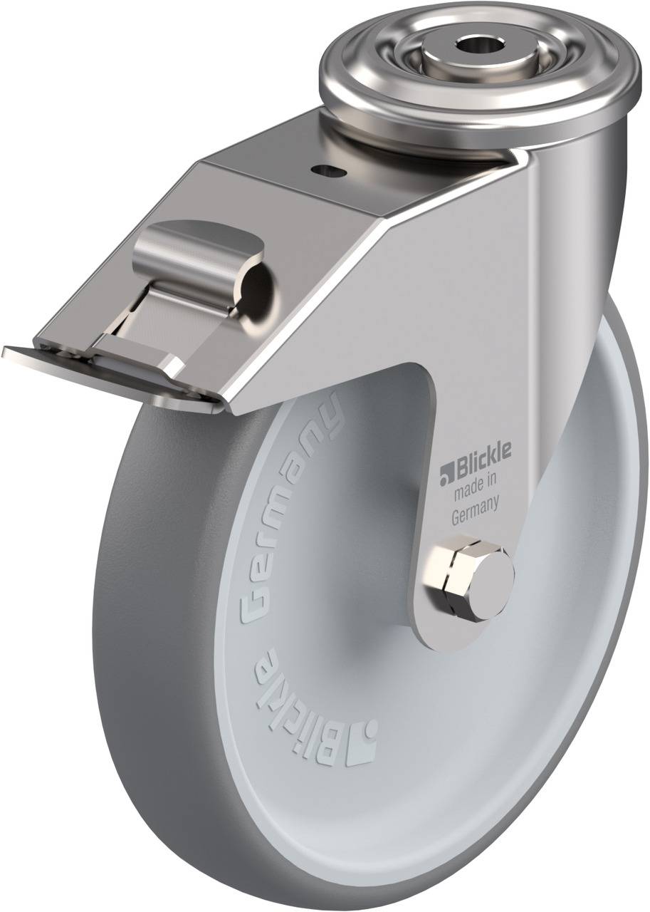 Blickle 754542 LEXR-TPA 200G-FI Forgóvillás görgő, rögzítővel KerékØ: 200 mm Teherbírás (max.): 250 kg 1 db