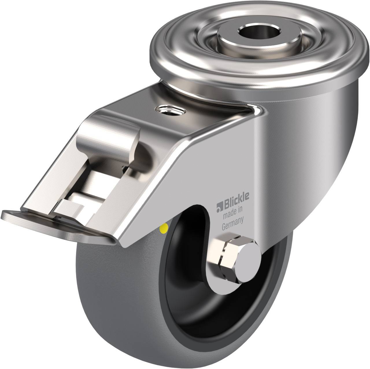 Blickle 844527 LEXR-TPA 80G-FI-ELS Forgóvillás görgő, rögzítővel KerékØ: 80 mm Teherbírás (max.): 65 kg 1 db