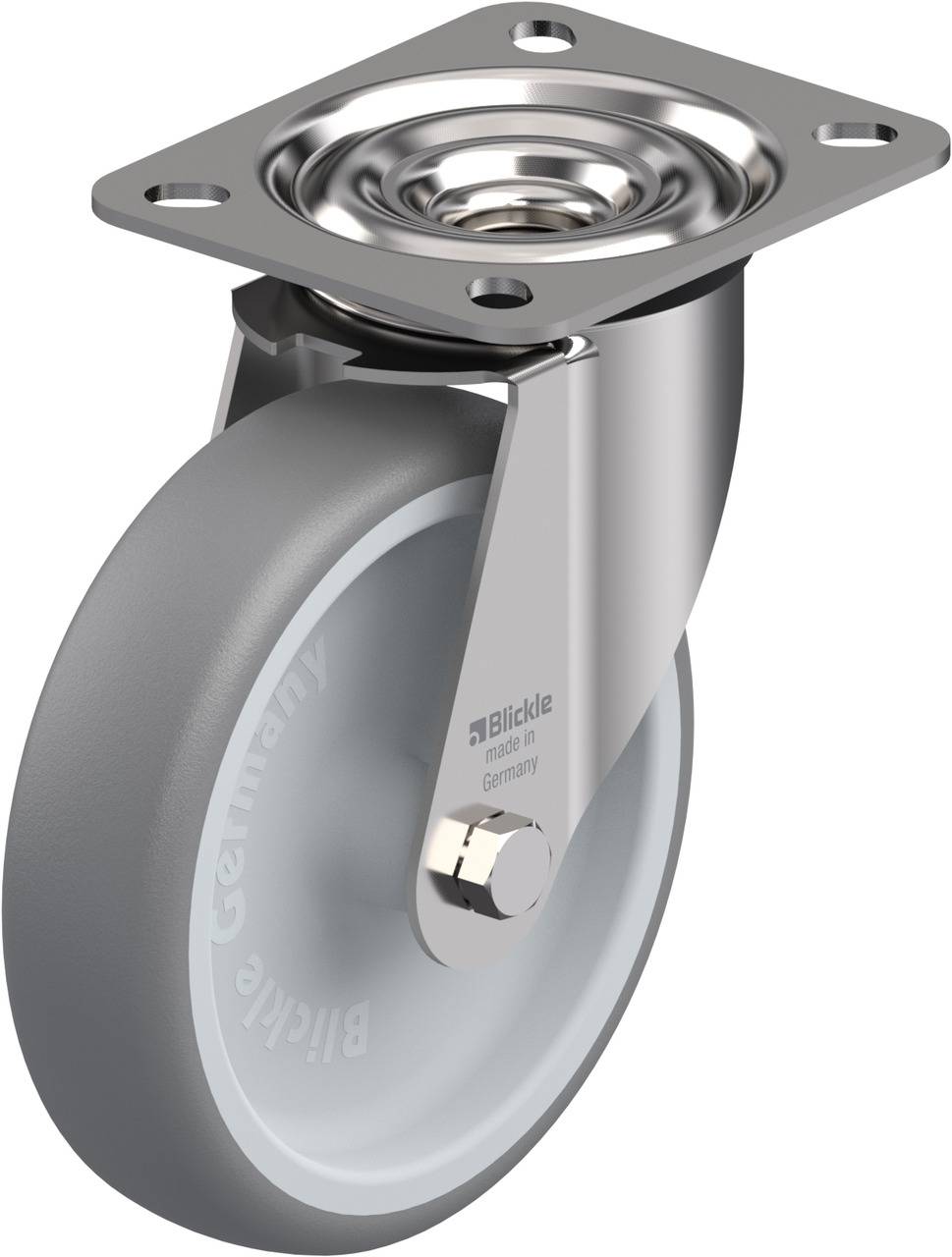 Blickle 621243 LEX-TPA 127G Beálló görgő KerékØ: 125 mm Teherbírás (max.): 125 kg 1 db