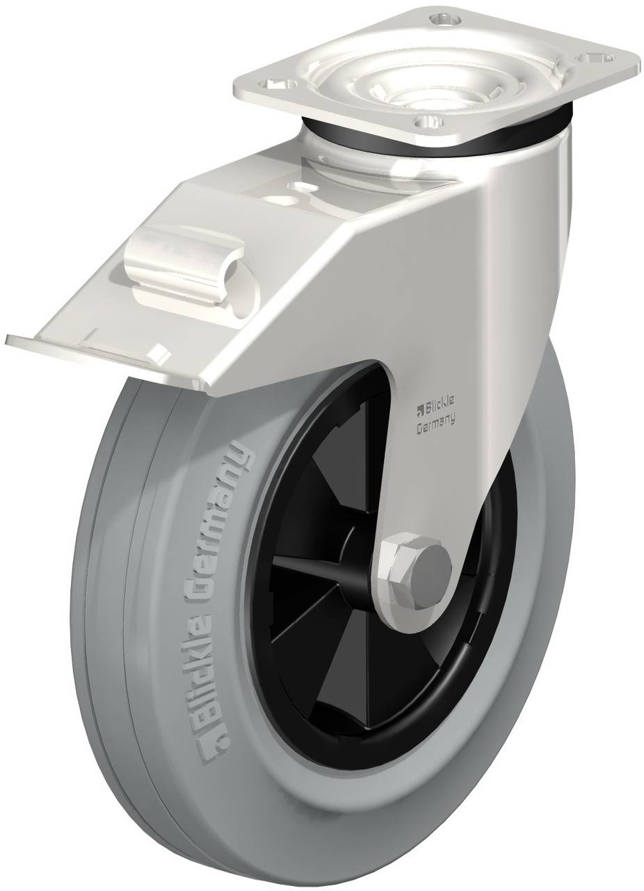 Blickle 582825 LEX-VPP 200G-1-FI-SG Forgóvillás görgő, rögzítővel KerékØ: 200 mm Teherbírás (max.): 205 kg 1 db