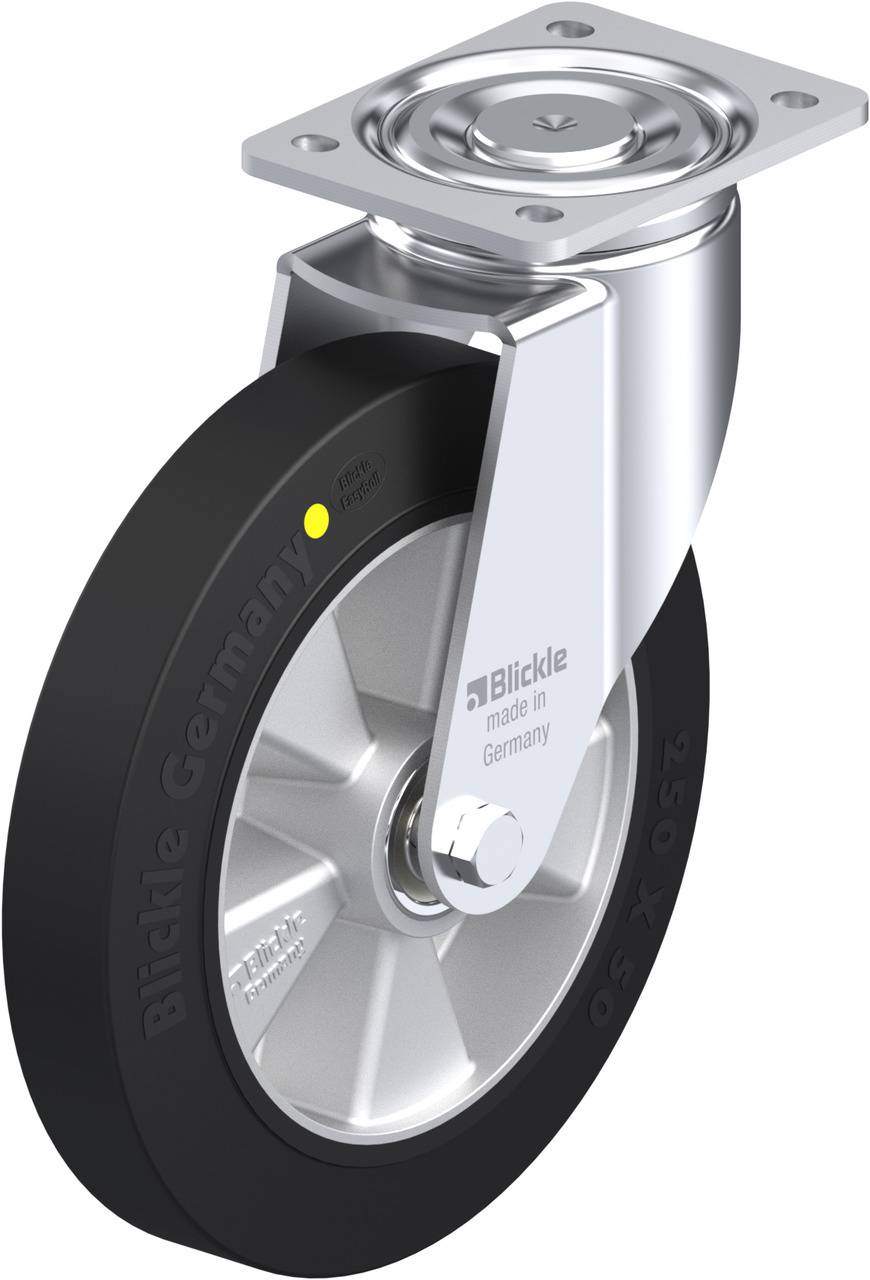 Blickle 852035 LH-ALEV 250K-EL Beálló görgő KerékØ: 250 mm Teherbírás (max.): 650 kg 1 db