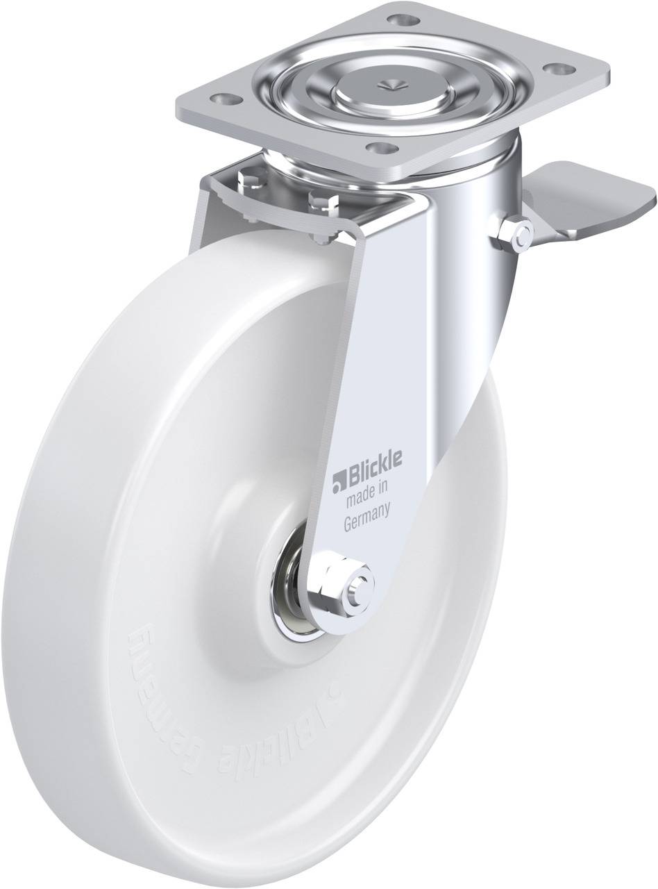 Blickle 11668 LH-PO 250K-ST Forgóvillás görgő, rögzítővel KerékØ: 250 mm Teherbírás (max.): 900 kg 1 db