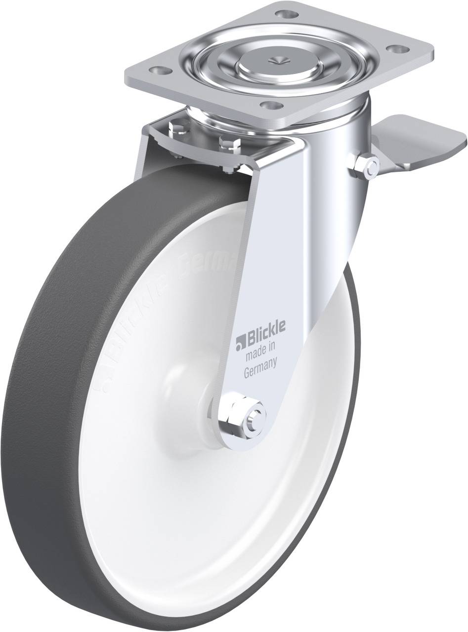 Blickle 852353 LH-POTH 250G-ST Forgóvillás görgő, rögzítővel KerékØ: 250 mm Teherbírás (max.): 900 kg 1 db