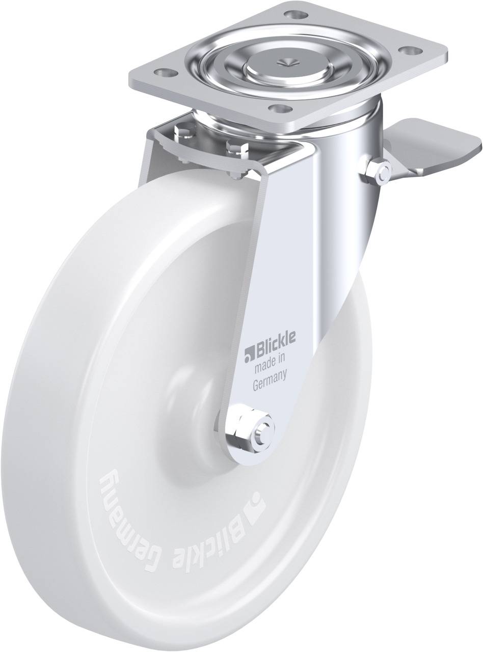 Blickle 852930 LH-SPO 251G-ST Forgóvillás görgő, rögzítővel KerékØ: 250 mm Teherbírás (max.): 900 kg 1 db