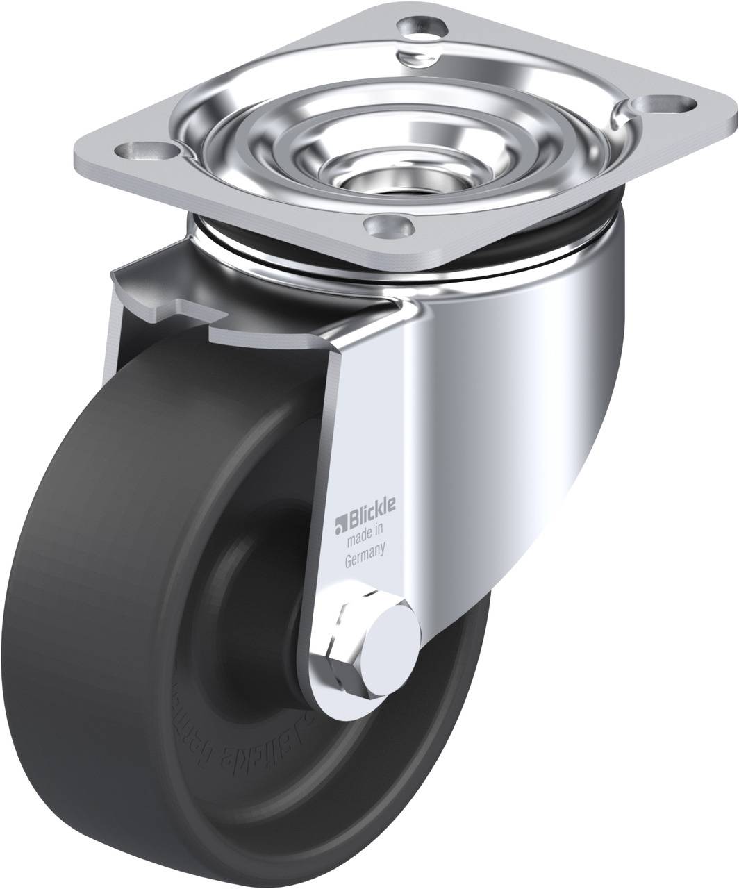 Blickle 754685 LIK-POHI 102G-1 Beálló görgő KerékØ: 100 mm Teherbírás (max.): 250 kg 1 db