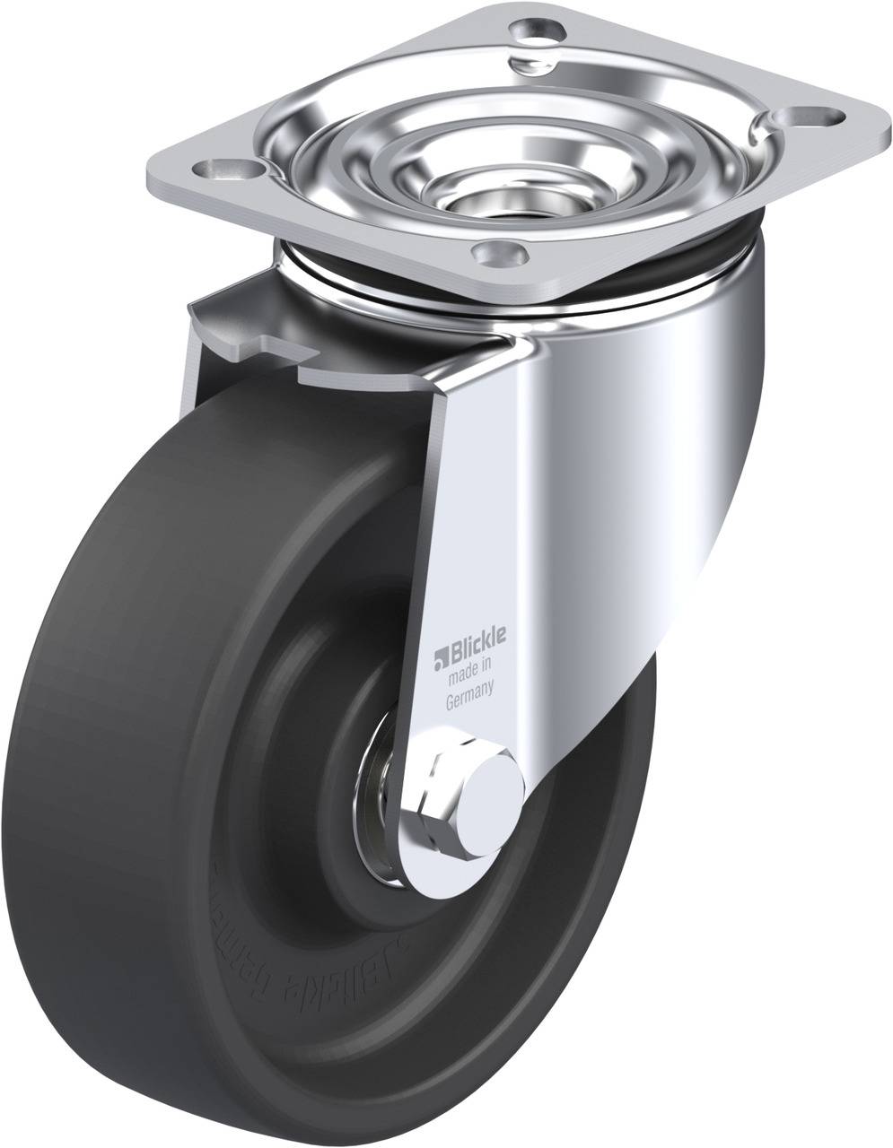 Blickle 754691 LIK-POHI 125HK-1 Beálló görgő KerékØ: 125 mm Teherbírás (max.): 350 kg 1 db