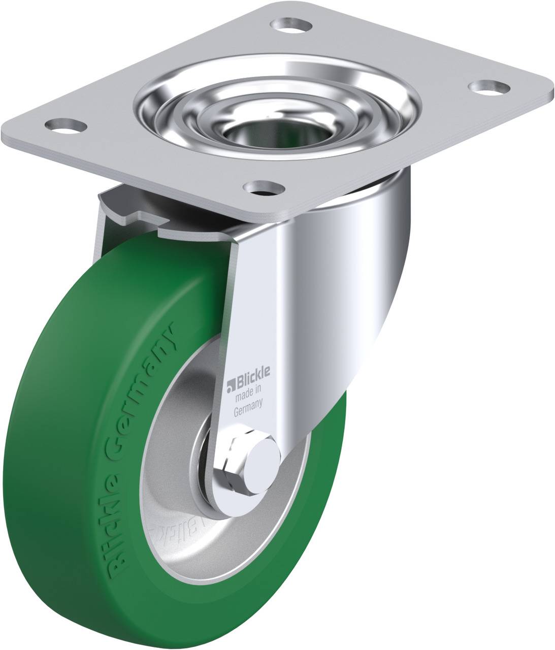 Blickle 625046 LK-ALST 125K-3 Beálló görgő KerékØ: 125 mm Teherbírás (max.): 350 kg 1 db