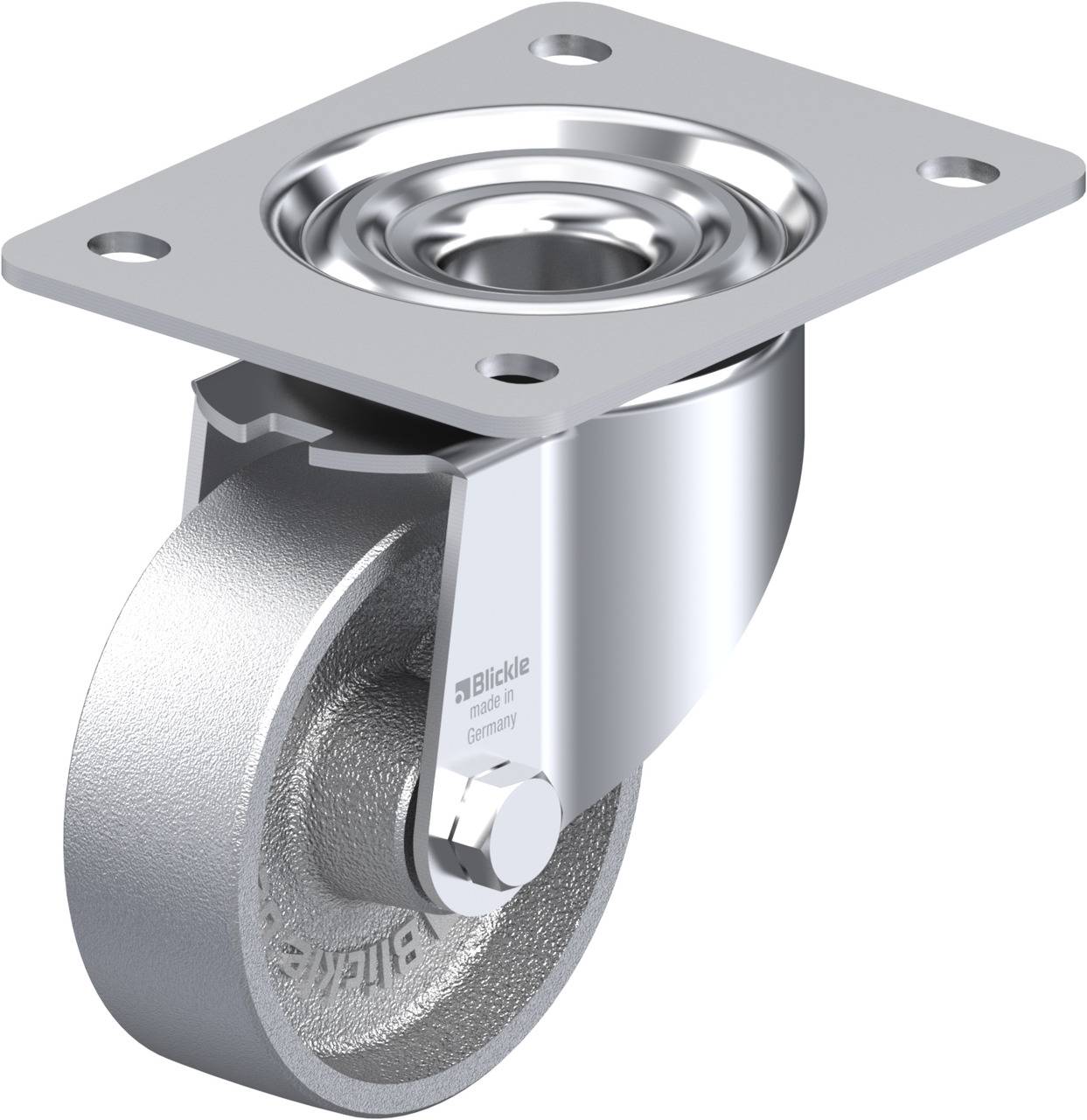 Blickle 267708 LK-G 100G-3 Beálló görgő KerékØ: 100 mm Teherbírás (max.): 350 kg 1 db