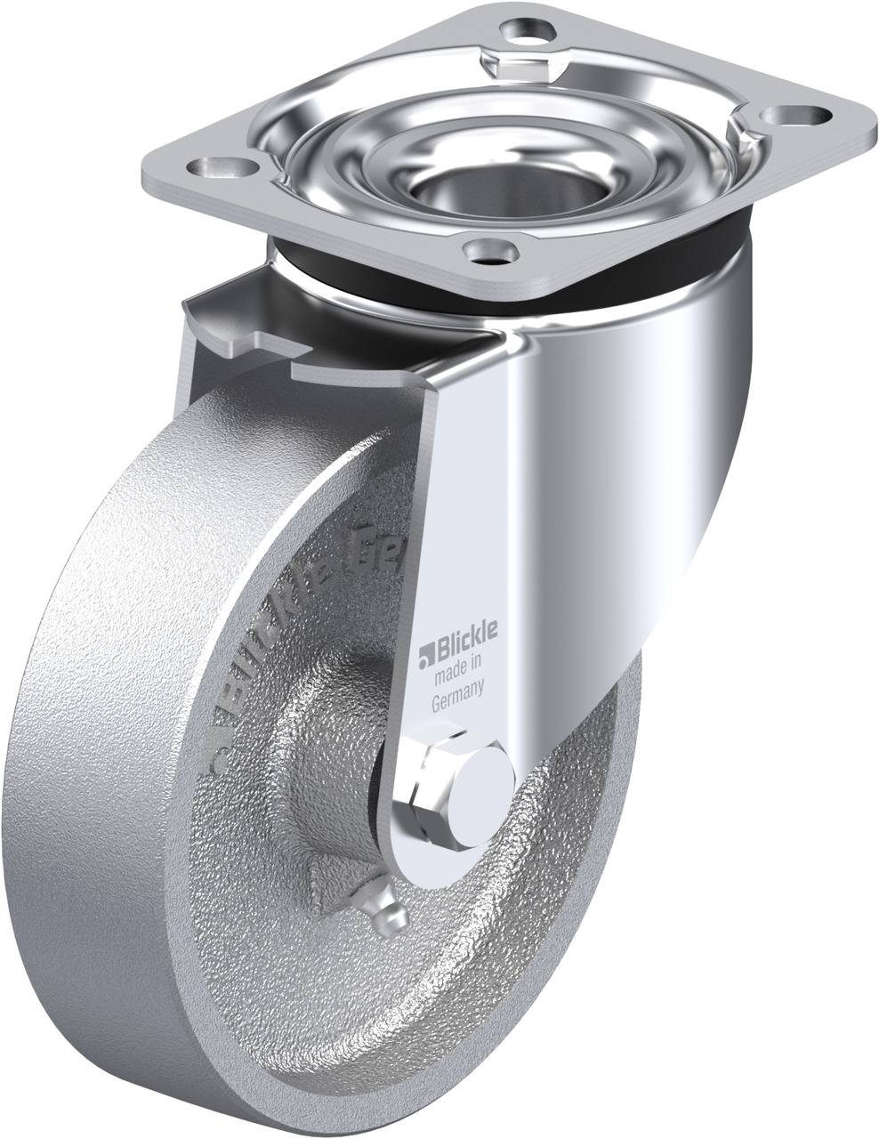 Blickle 267740 LK-G 125G-1 Beálló görgő KerékØ: 125 mm Teherbírás (max.): 350 kg 1 db