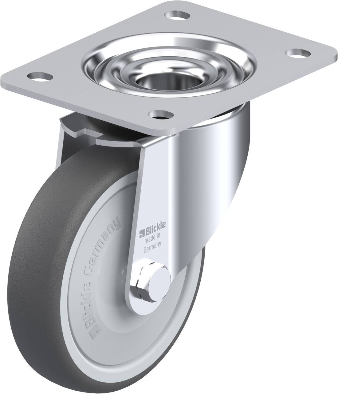 Blickle 760098 LK-PATH 125KF-3 Beálló görgő KerékØ: 125 mm Teherbírás (max.): 250 kg 1 db