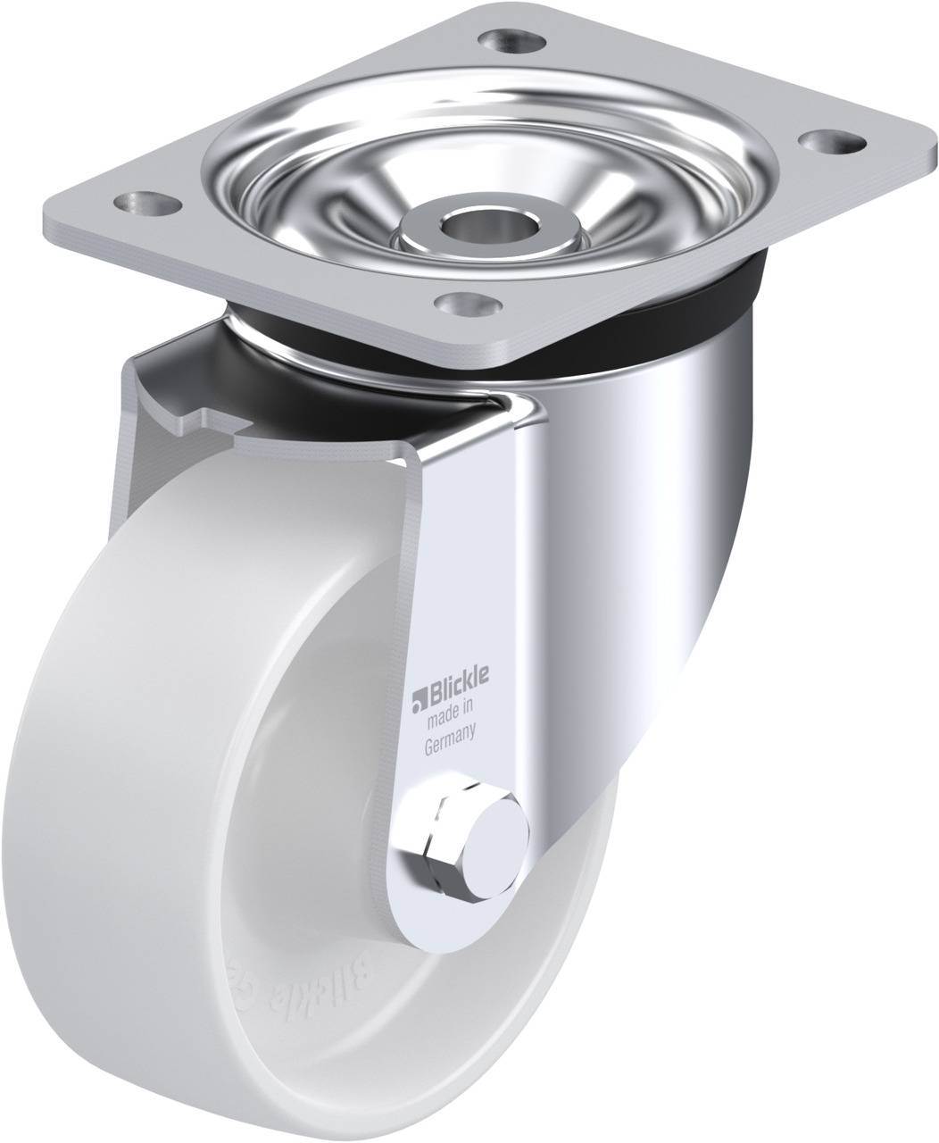 Blickle 755779 LK-PO 127R Beálló görgő KerékØ: 125 mm Teherbírás (max.): 400 kg 1 db