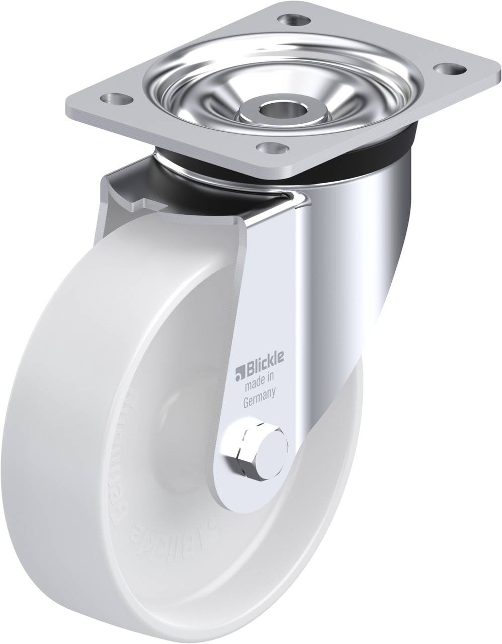Blickle 644708 LK-PO 160G Beálló görgő KerékØ: 160 mm Teherbírás (max.): 450 kg 1 db