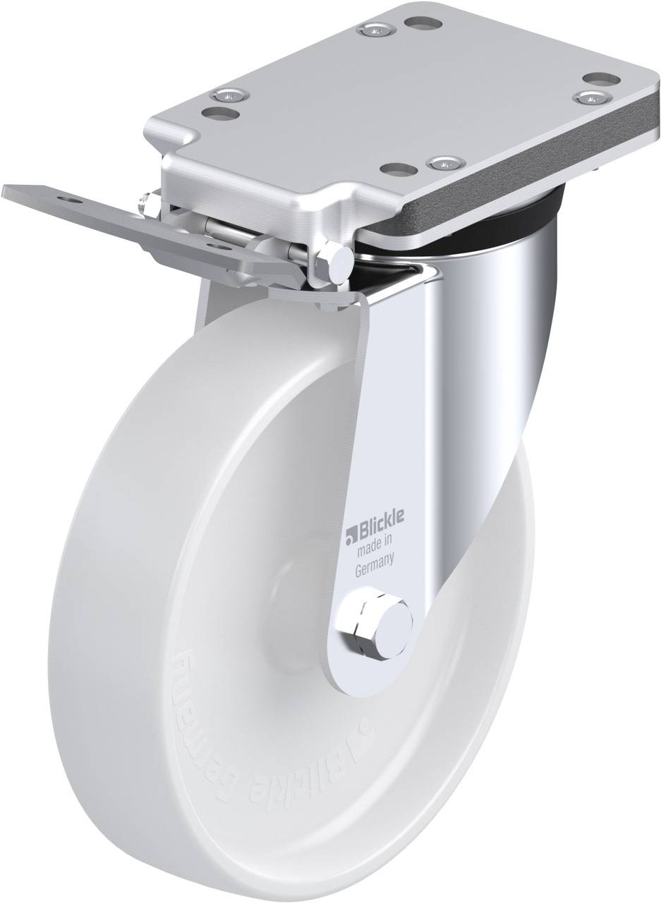 Blickle 646125 LK-PO 200G-IS Forgóvillás görgő, rögzítővel KerékØ: 200 mm Teherbírás (max.): 600 kg 1 db