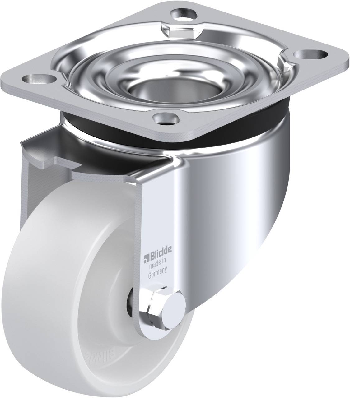 Blickle 264887 LK-PO 75R Beálló görgő KerékØ: 75 mm Teherbírás (max.): 200 kg 1 db