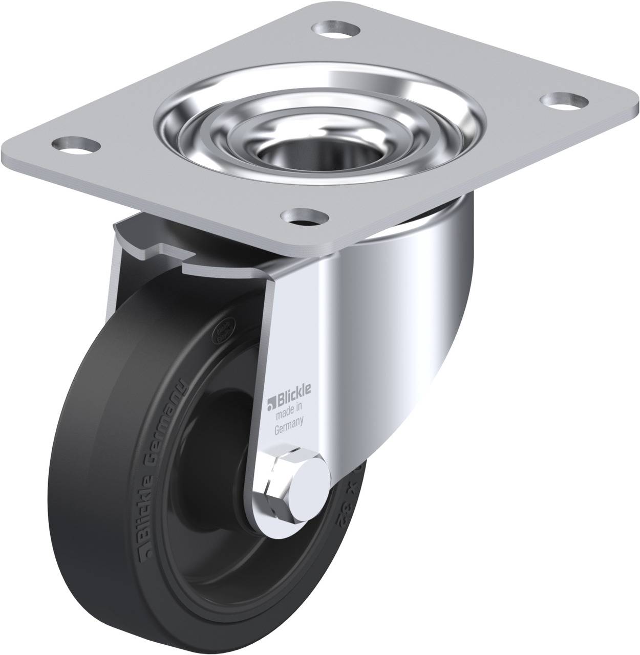 Blickle 682120 LK-POEV 100XR-3 Beálló görgő KerékØ: 100 mm Teherbírás (max.): 200 kg 1 db
