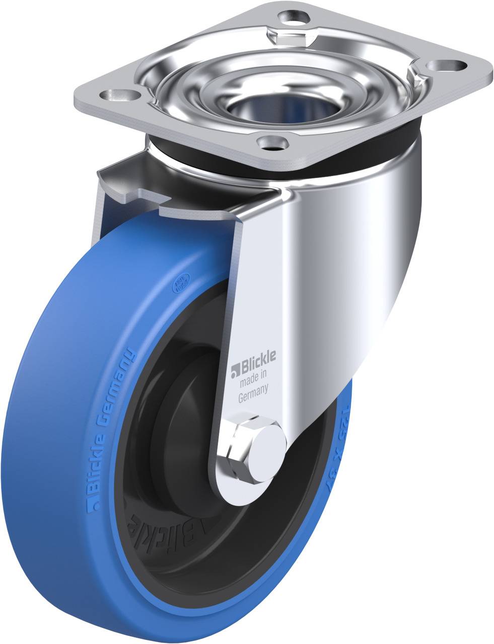 Blickle 606855 LK-POEV 125KA-1-SB Beálló görgő KerékØ: 125 mm Teherbírás (max.): 250 kg 1 db
