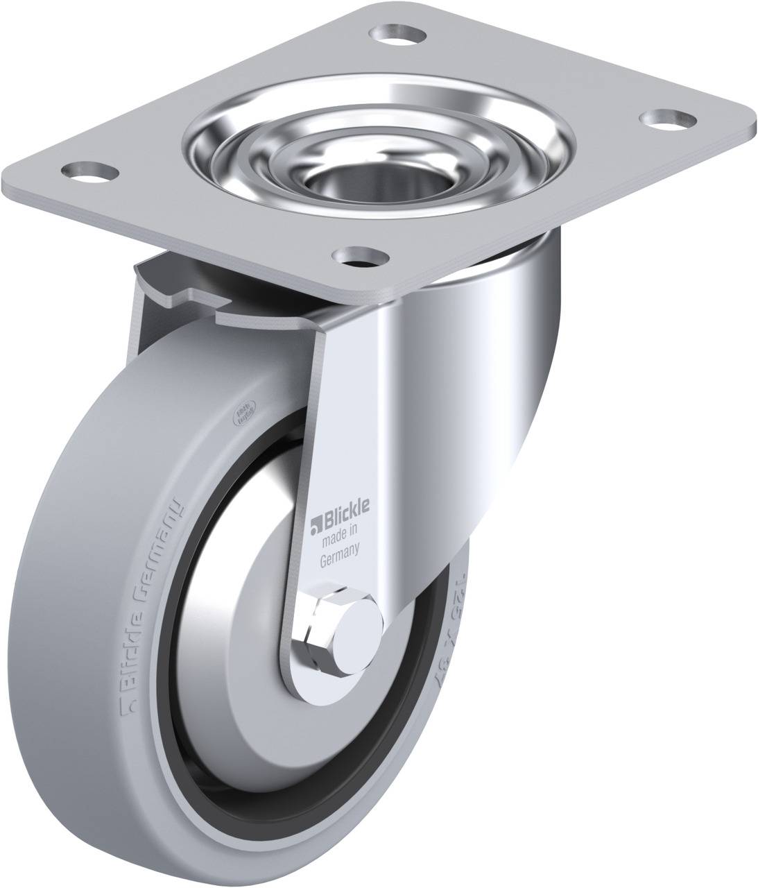Blickle 453431 LK-POEV 125R-3-SG-FA Beálló görgő KerékØ: 125 mm Teherbírás (max.): 250 kg 1 db