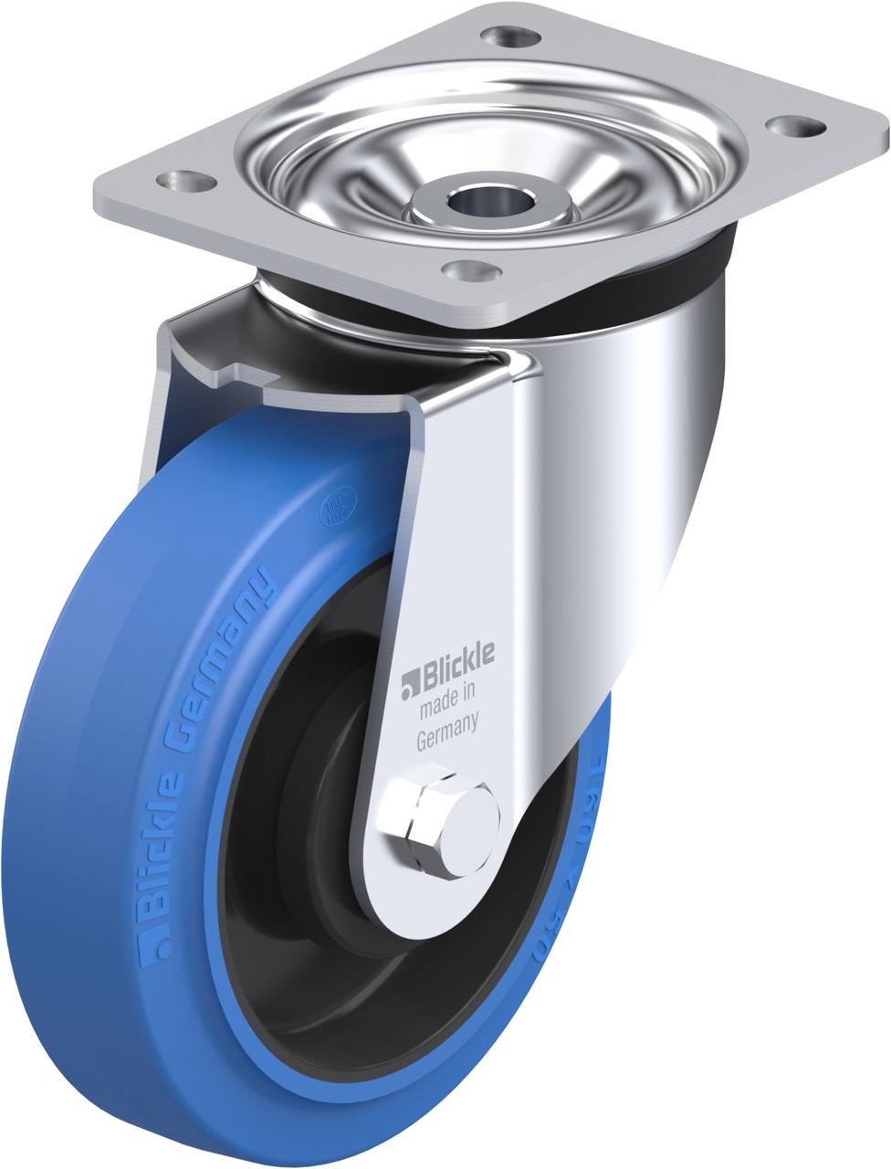 Blickle 642371 LK-POEV 160KA-SB Beálló görgő KerékØ: 160 mm Teherbírás (max.): 400 kg 1 db