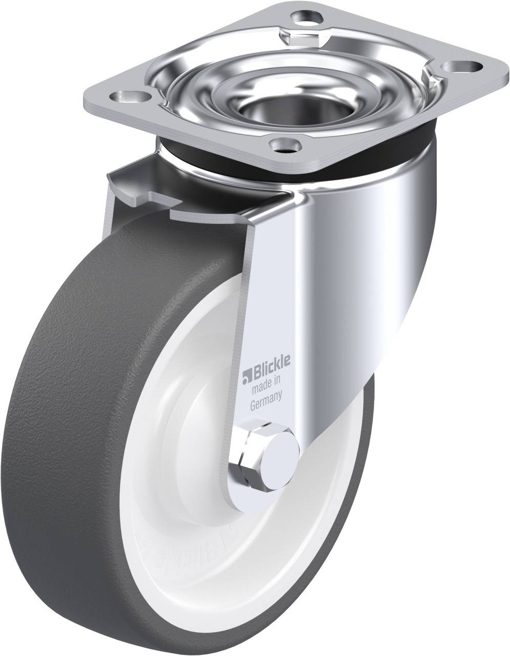 Blickle 280149 LK-POTH 125KA-1 Beálló görgő KerékØ: 125 mm Teherbírás (max.): 350 kg 1 db