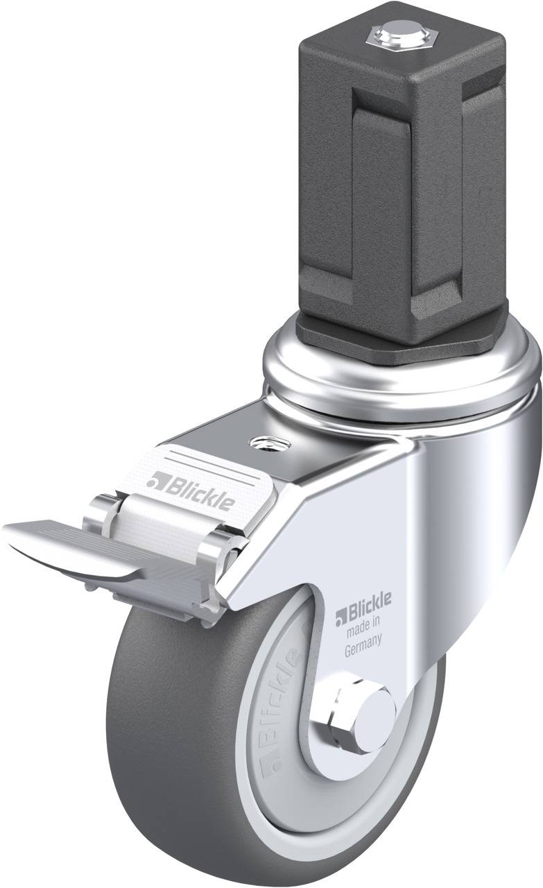 Blickle 848733 LKRA-PATH 80KF-11-FI-EV17 Forgóvillás görgő, rögzítővel KerékØ: 80 mm Teherbírás (max.): 120 kg 1 db