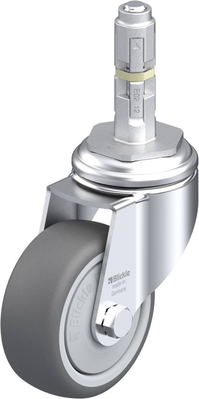 Blickle 848742 LKRA-PATH 80KF-11-E12 Beálló görgő KerékØ: 80 mm Teherbírás (max.): 120 kg 1 db