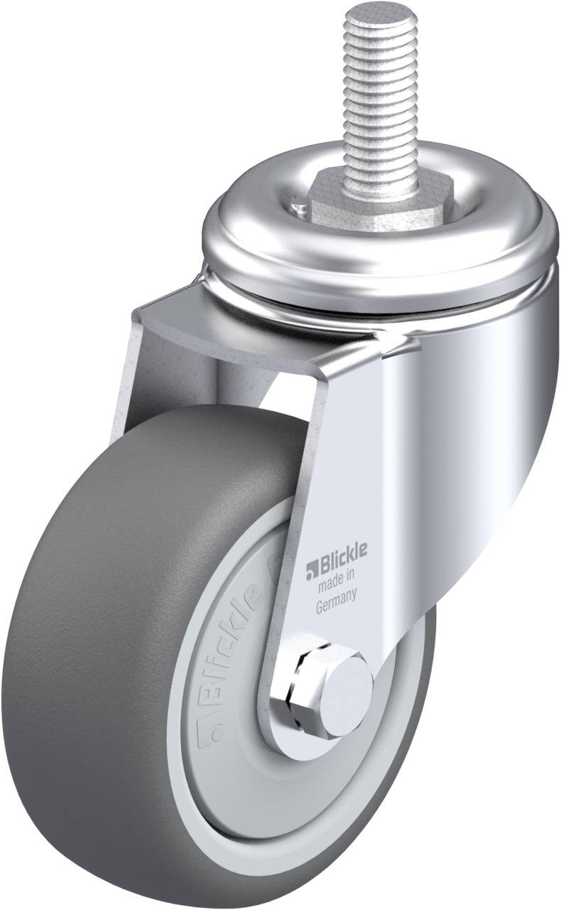 Blickle 848711 LKRA-PATH 80KF-GS12 Beálló görgő KerékØ: 80 mm Teherbírás (max.): 120 kg 1 db