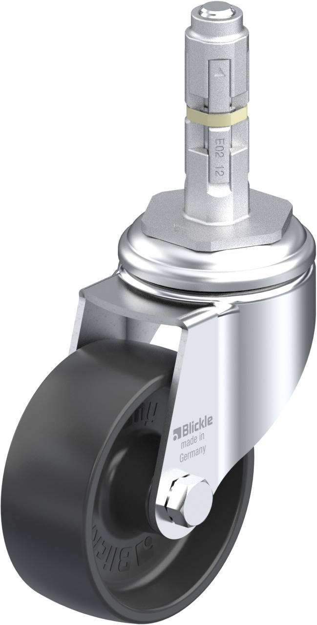 Blickle 745387 LKRA-POA 80G-11-E12 Beálló görgő KerékØ: 80 mm Teherbírás (max.): 120 kg 1 db
