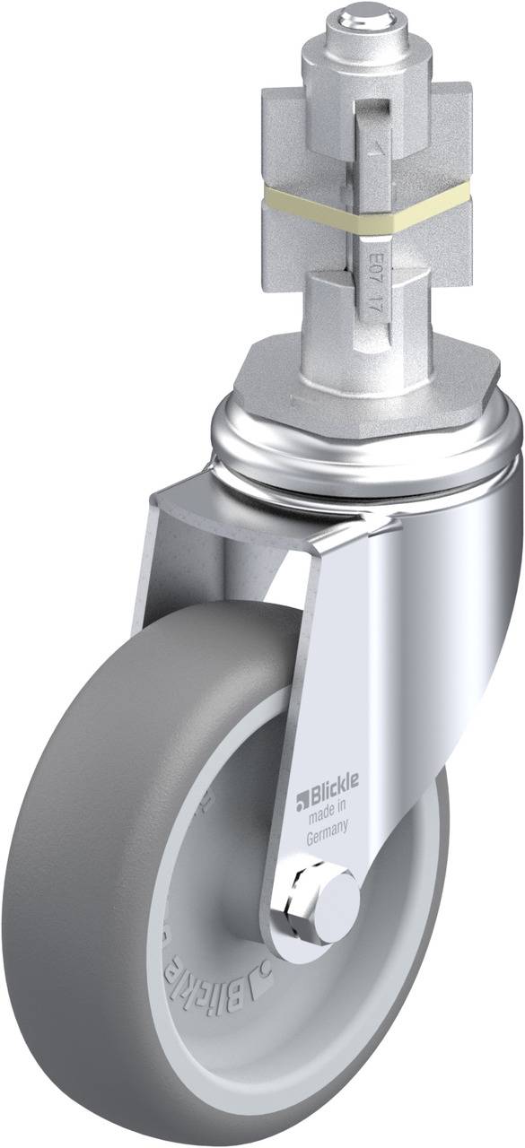 Blickle 651703 LKRA-TPA 101G-11-E17 Beálló görgő KerékØ: 100 mm Teherbírás (max.): 110 kg 1 db