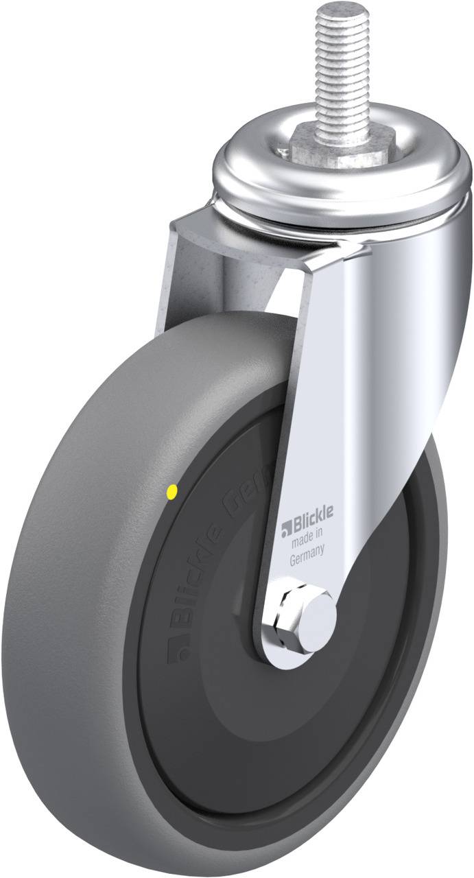 Blickle 659540 LKRA-TPA 126KF-ELS-GS12 Beálló görgő KerékØ: 125 mm Teherbírás (max.): 80 kg 1 db