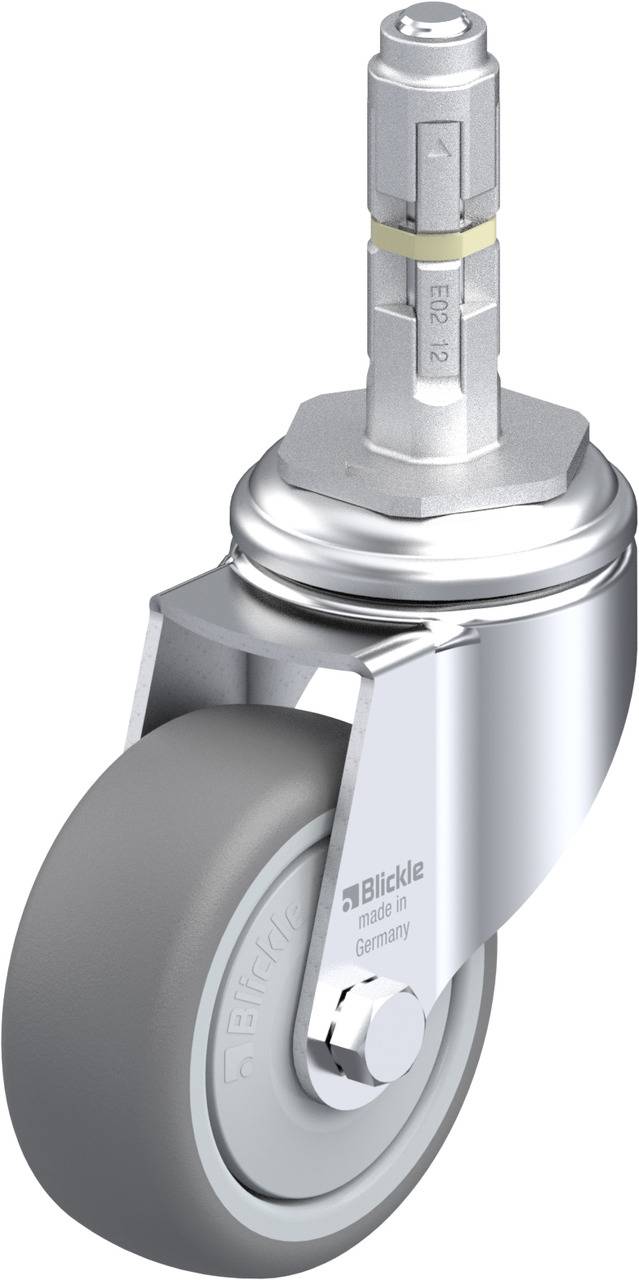Blickle 738007 LKRA-TPA 80KF-11-E12 Beálló görgő KerékØ: 80 mm Teherbírás (max.): 100 kg 1 db